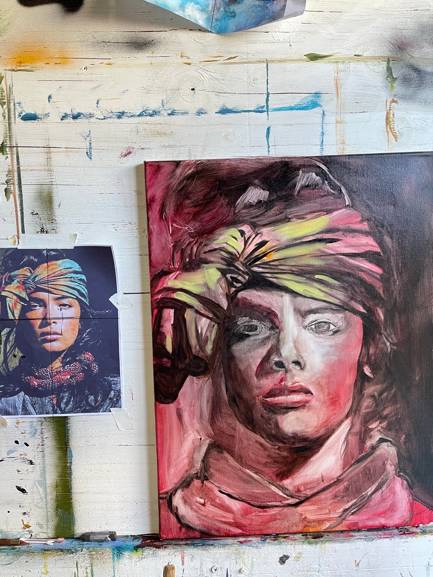 Learning to Paint Portraits