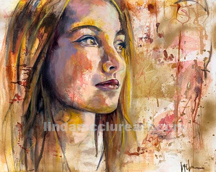 Linda McClure Art 0riginal Painting Creating Beauty in Spring