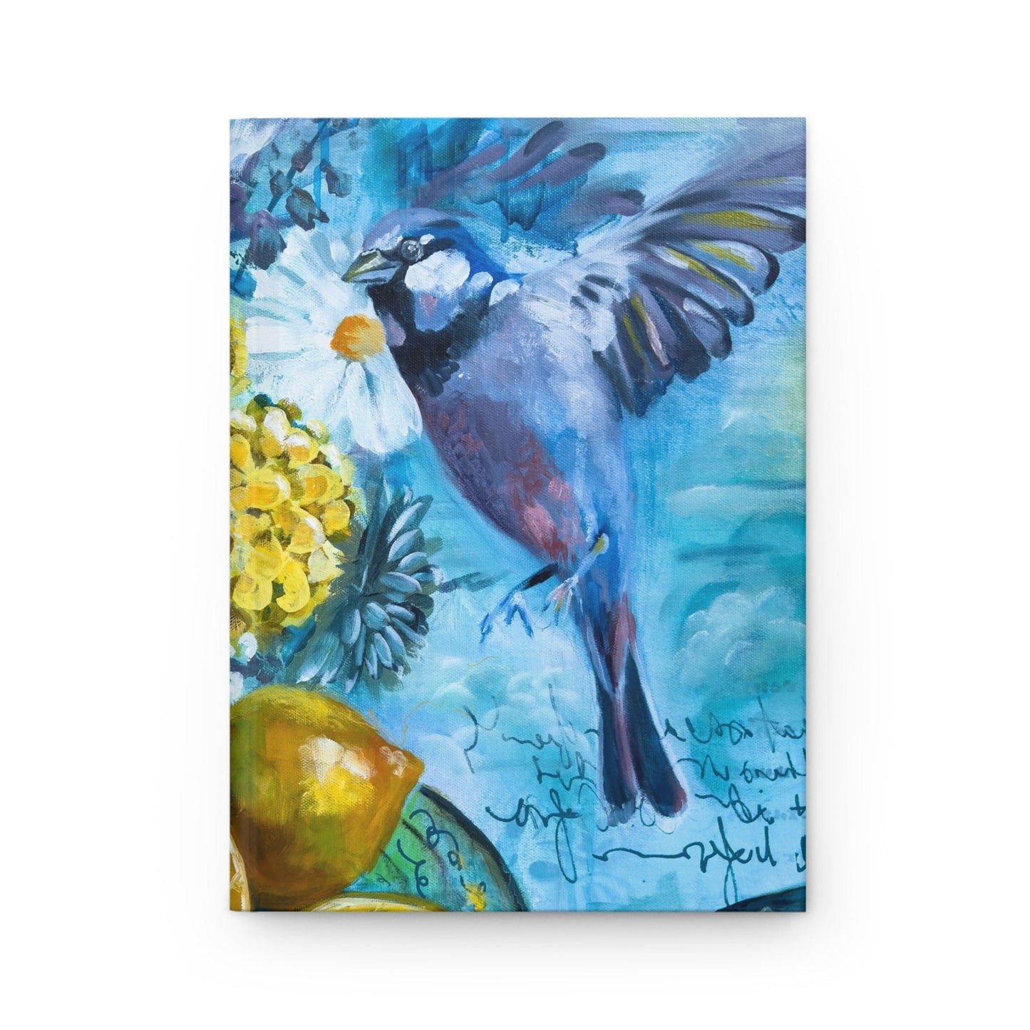 Printify Paper products Journal Hardcover Journal by Linda McClure