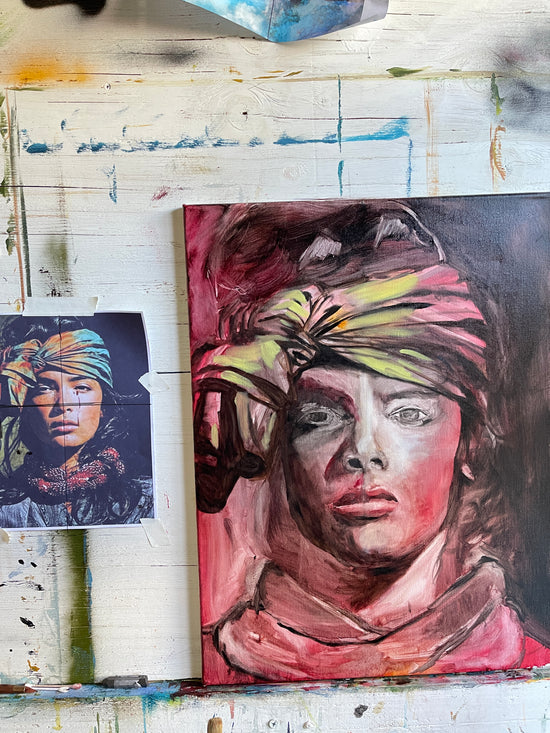 Learning to Paint Portraits
