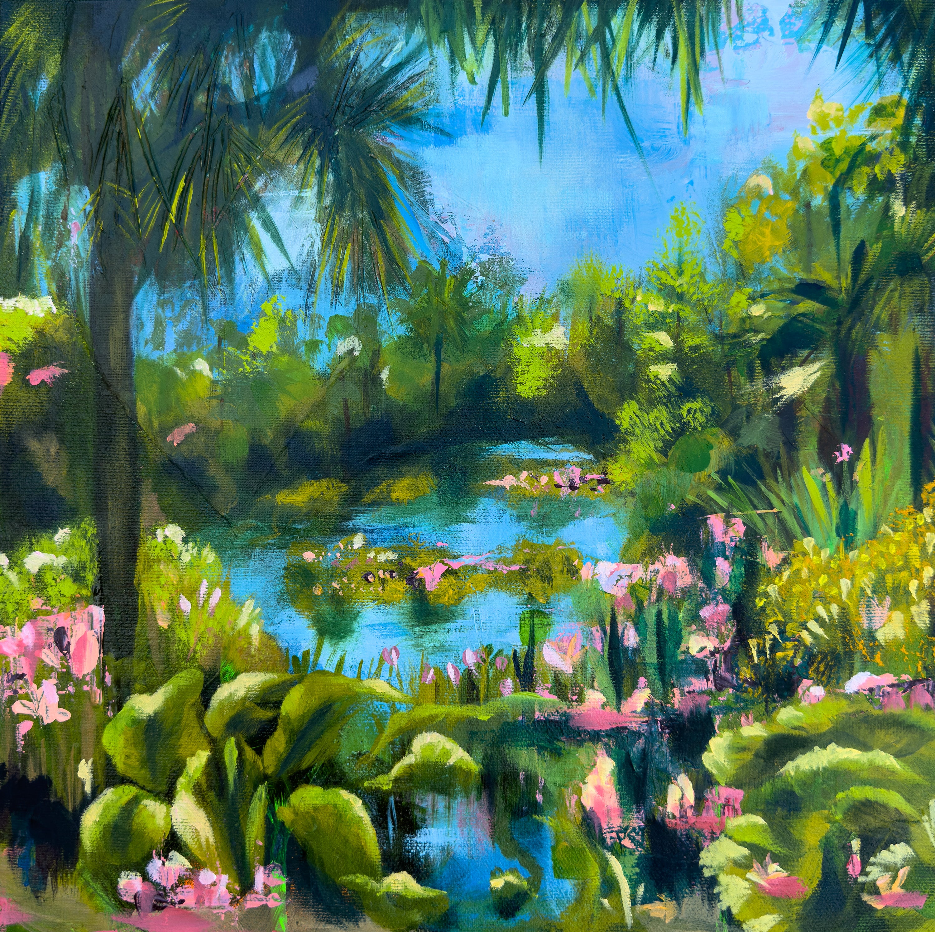 Linda McClure Art 0riginal Painting Afternoon in the Everglades
