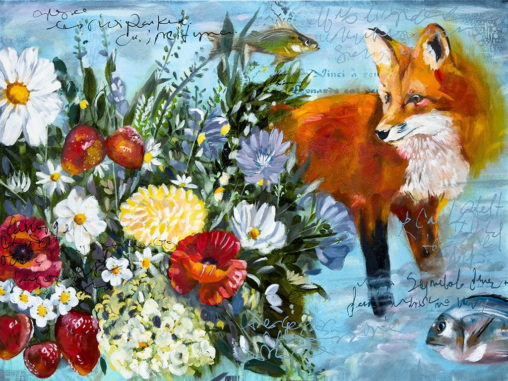 Linda McClure Art 0riginal Painting Abundant Adventure