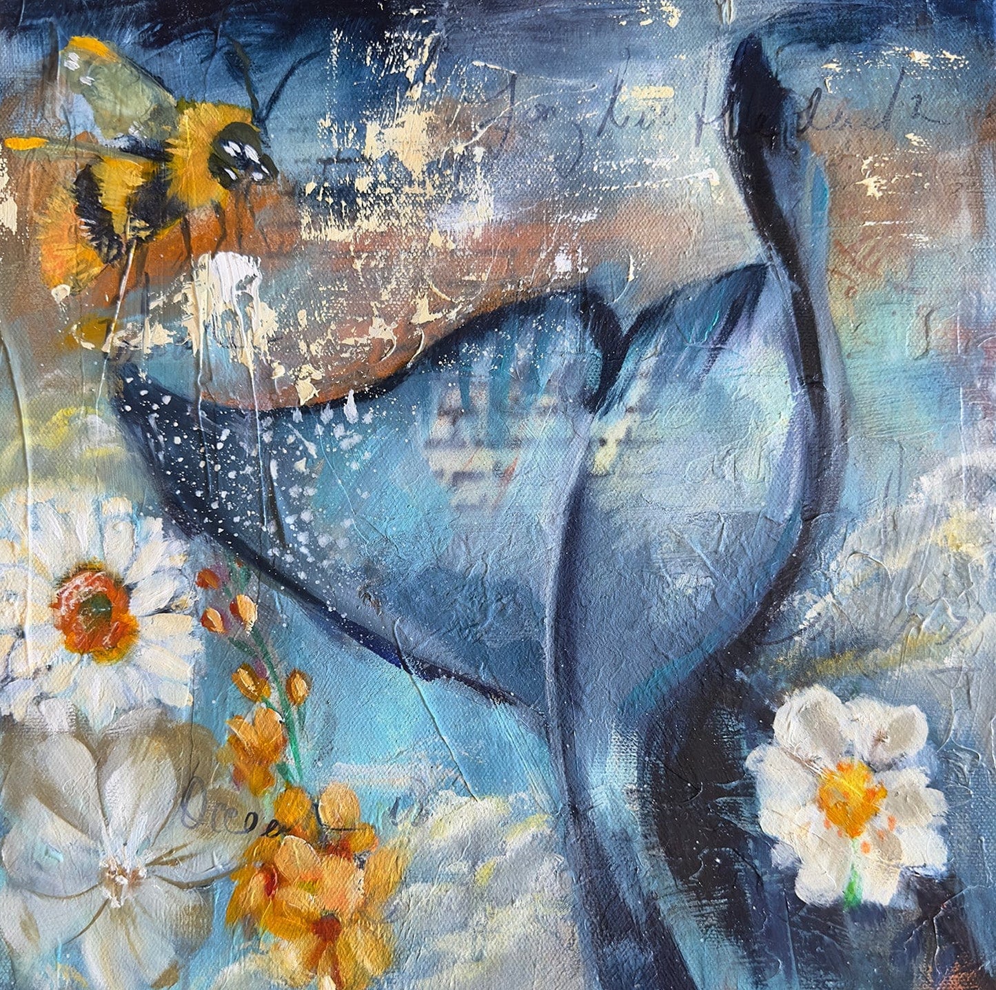 Linda McClure Art 0riginal Painting Adventure Tale