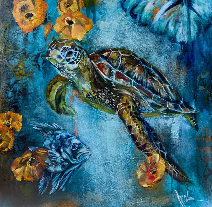 Linda McClure Art 0riginal Painting Ancient Mariner