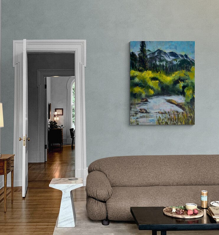 Linda McClure Art 0riginal Painting Finding the Path Through