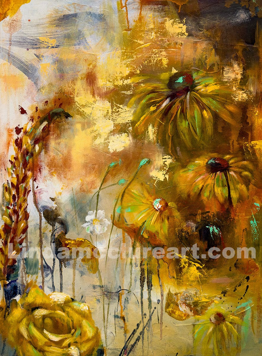 Linda McClure Art 0riginal Painting Golden Morning