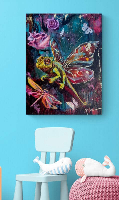 Linda McClure Art 0riginal Painting Keeper of Shifting Realms