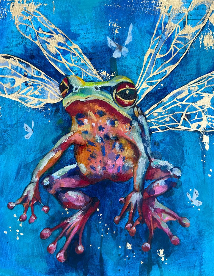 Linda McClure Art 0riginal Painting Keeper of Shifting Realms