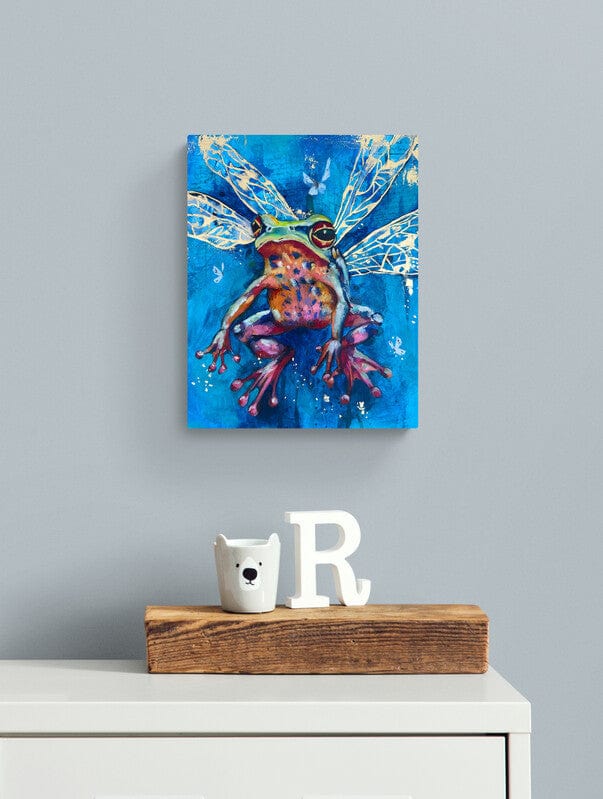 Linda McClure Art 0riginal Painting Leap Between Realms