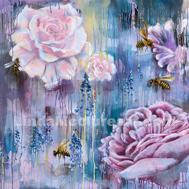 Linda McClure Art 0riginal Painting Sky Companion