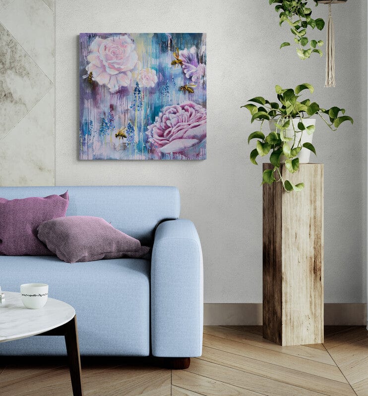 Linda McClure Art 0riginal Painting Sky Companion