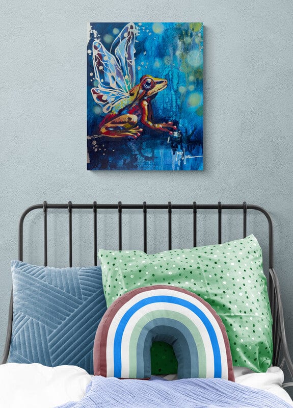 Linda McClure Art 0riginal Painting The Winged Witness