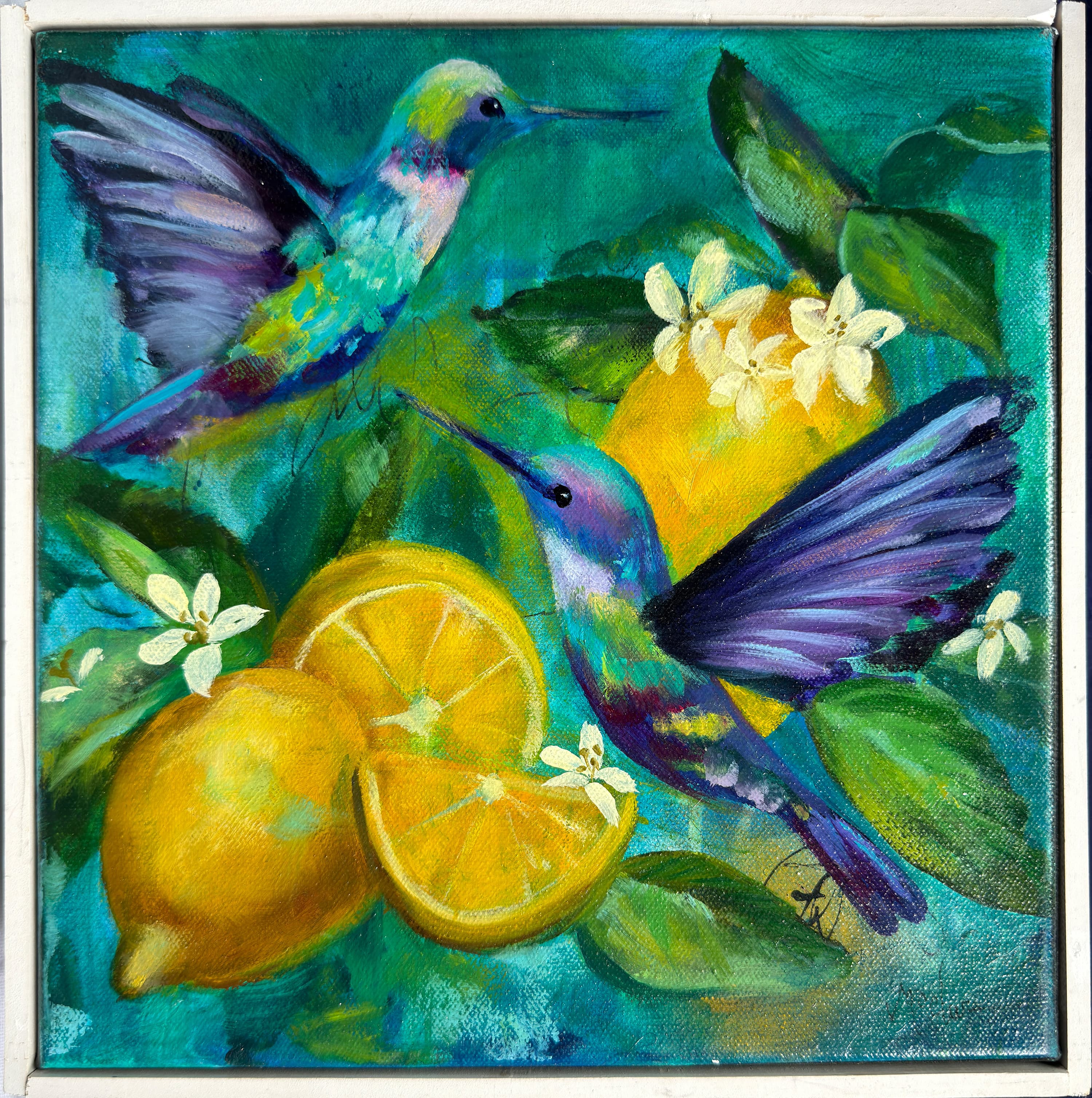 Linda McClure Art 0riginal Painting Wake the Day