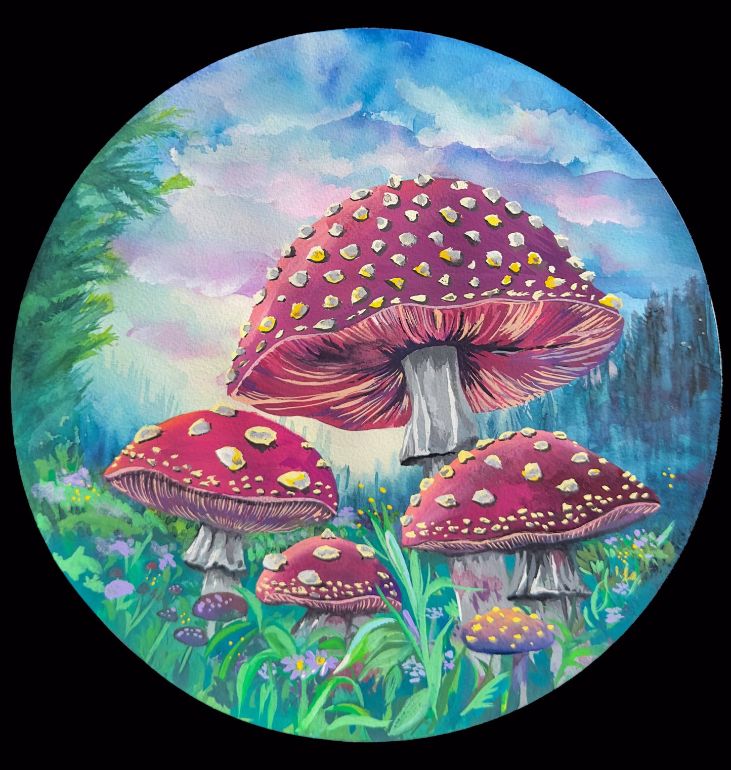 Linda McClure Art 0riginal Painting Whispers of Embercap