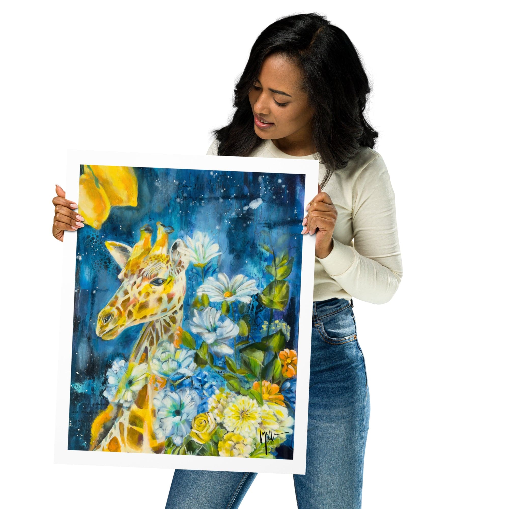 Linda McClure Art 16″×20″ Finding the Sun Fine Art Print