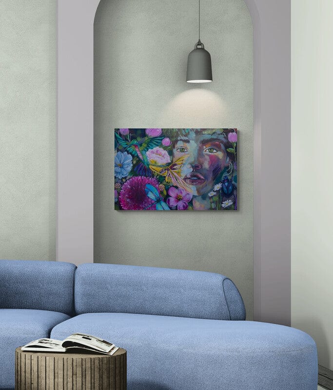 Linda McClure Art Canvas Echoes of an Untold Journey