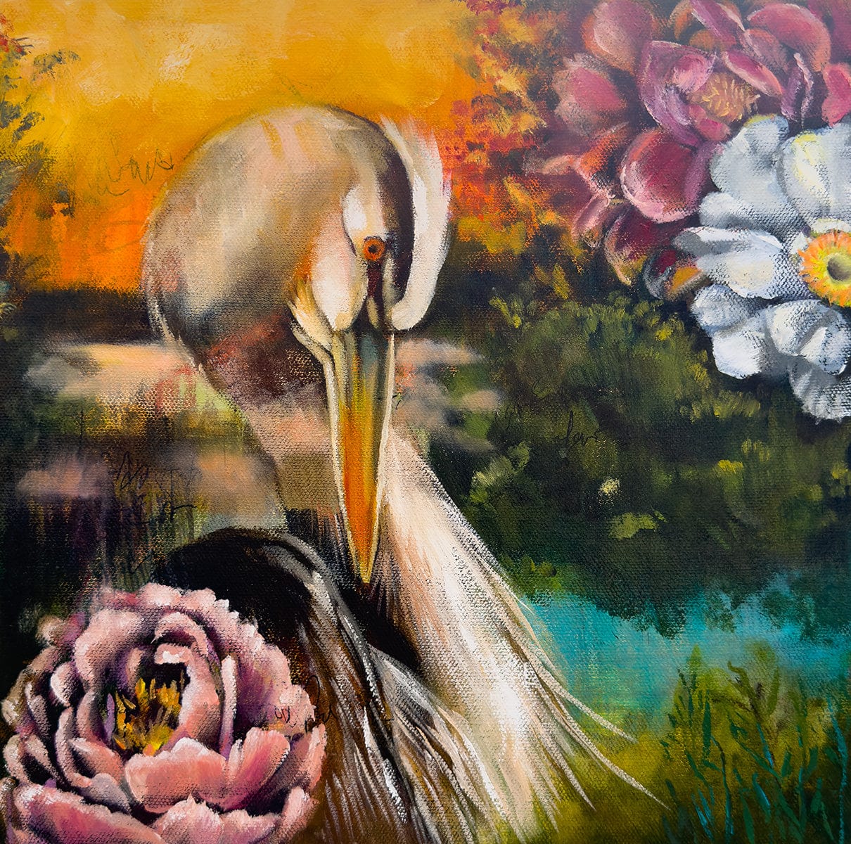 Linda McClure Art Original Painting Lyrical Adventure
