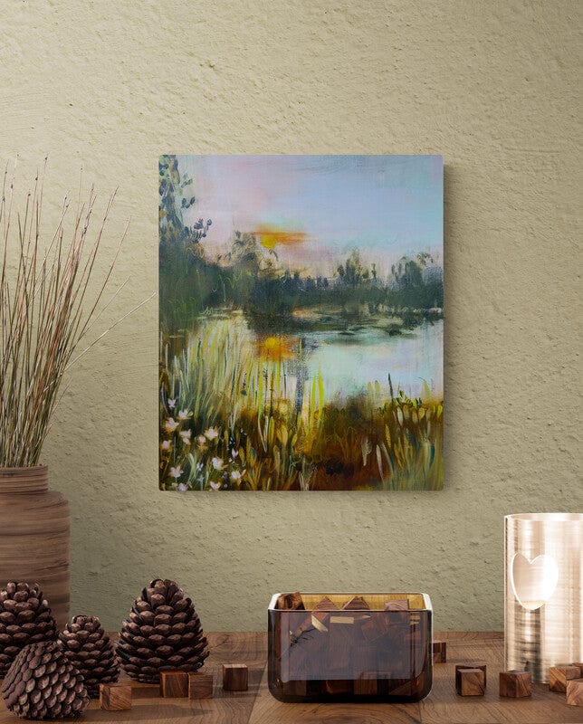 Linda McClure Art Original Painting Morning Contemplation