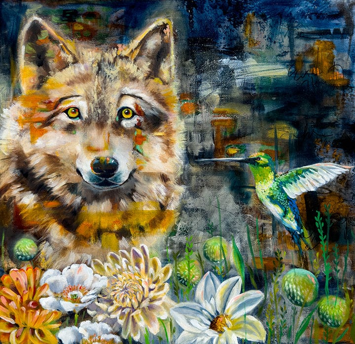 Linda McClure Art Original Painting My Beauty