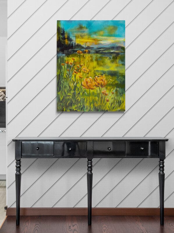 Linda McClure Art Original Painting Rough Vision