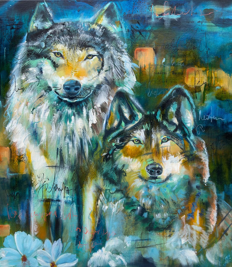 Linda McClure Art Original Painting The Center of All Things