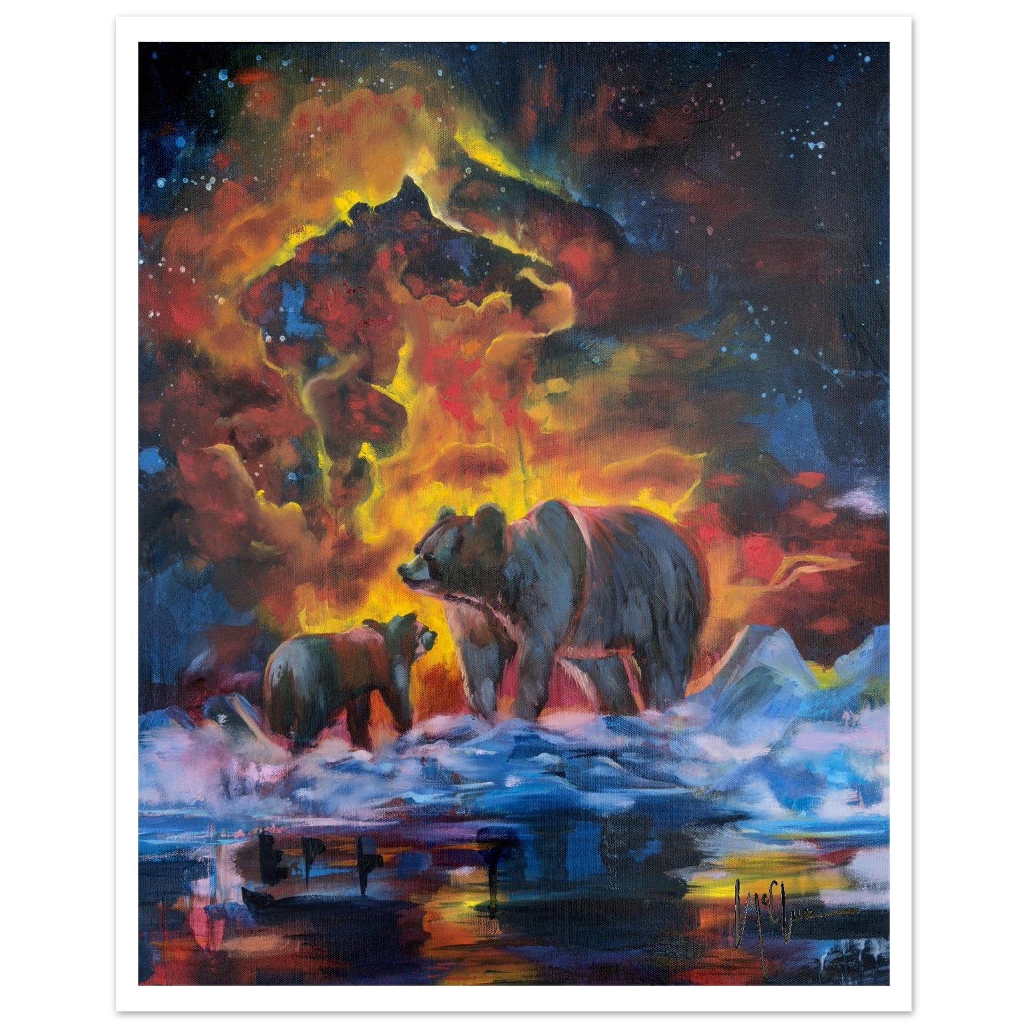 Linda McClure Art Print Material 20x25 cm / 8x10″ Bedtime Story Print