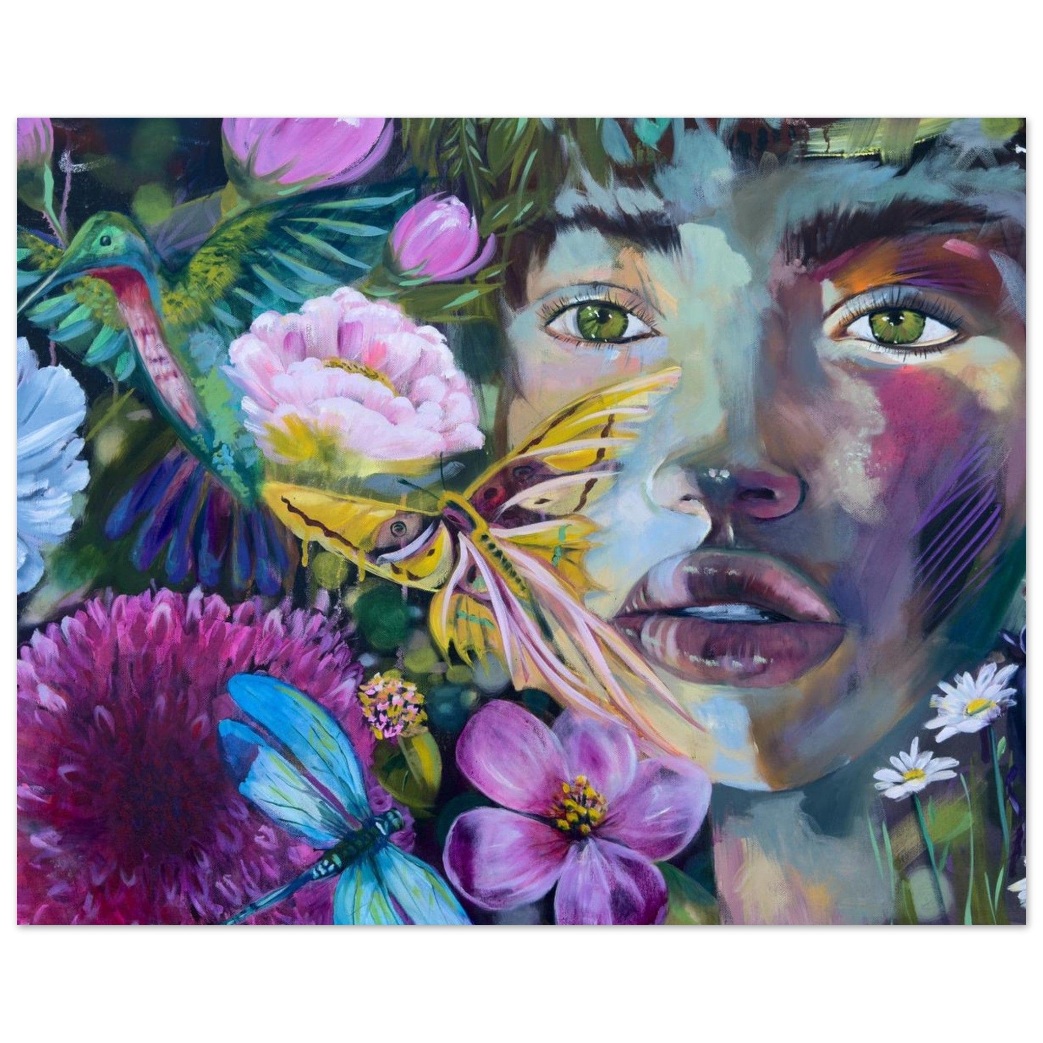 Linda McClure Art Print Material 20x25 cm / 8x10″ / Design Option 3 Echoes of an Untold Journey Print