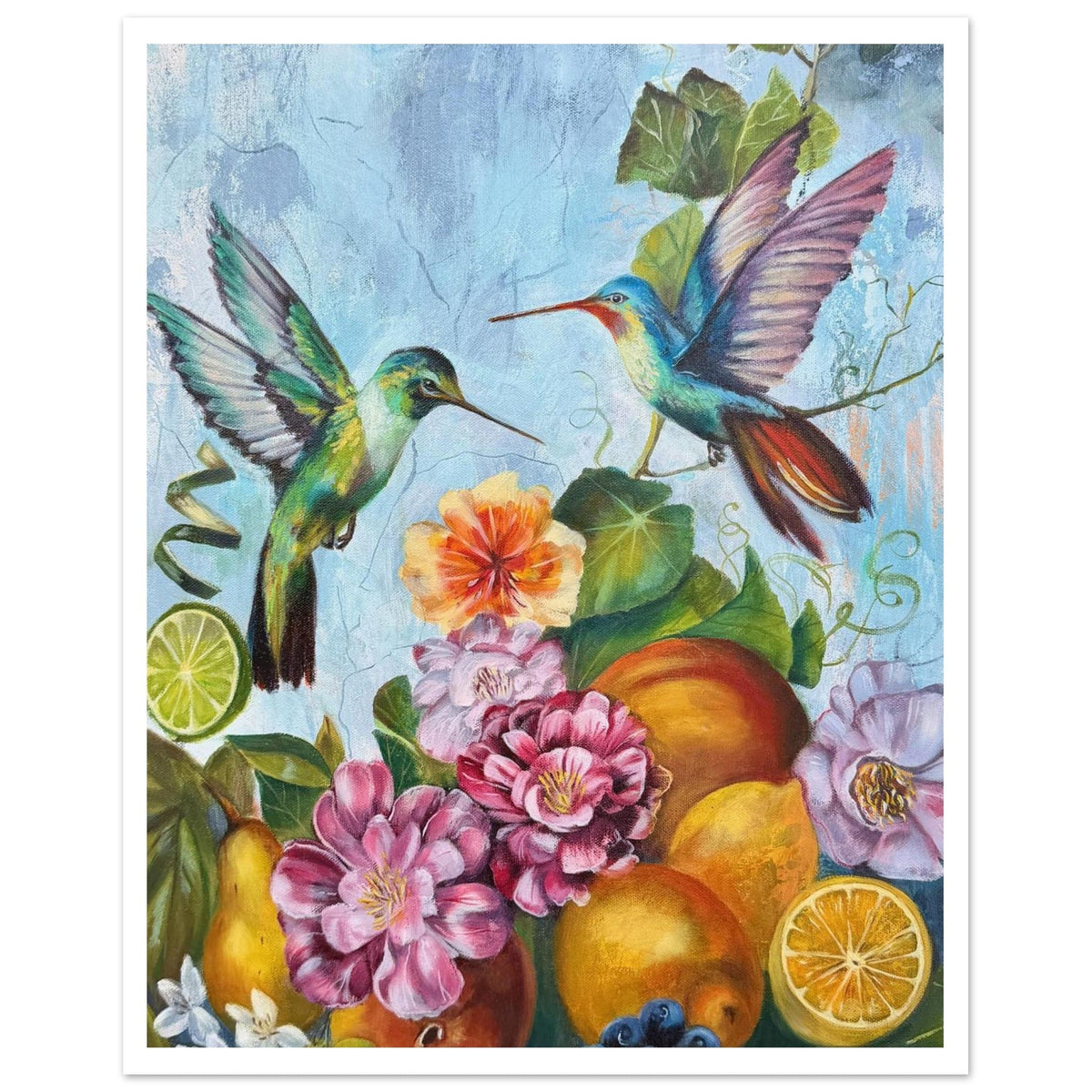 Linda McClure Art Print Material 20x25 cm / 8x10″ Fluttering in the Bright Morning Fine Art Print