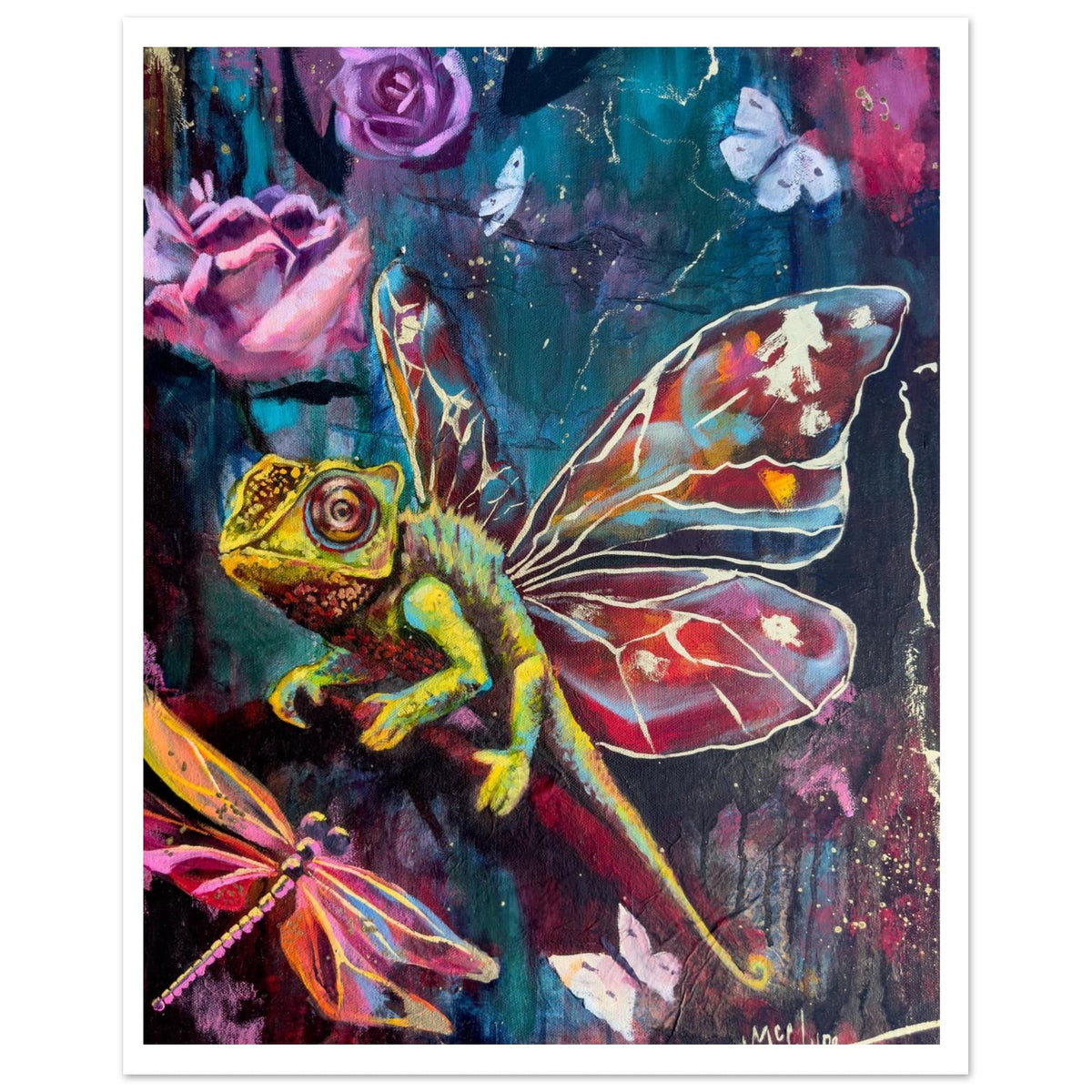 Linda McClure Art Print Material 20x25 cm / 8x10″ Keeper of the Shifting Realms Fine Art Print