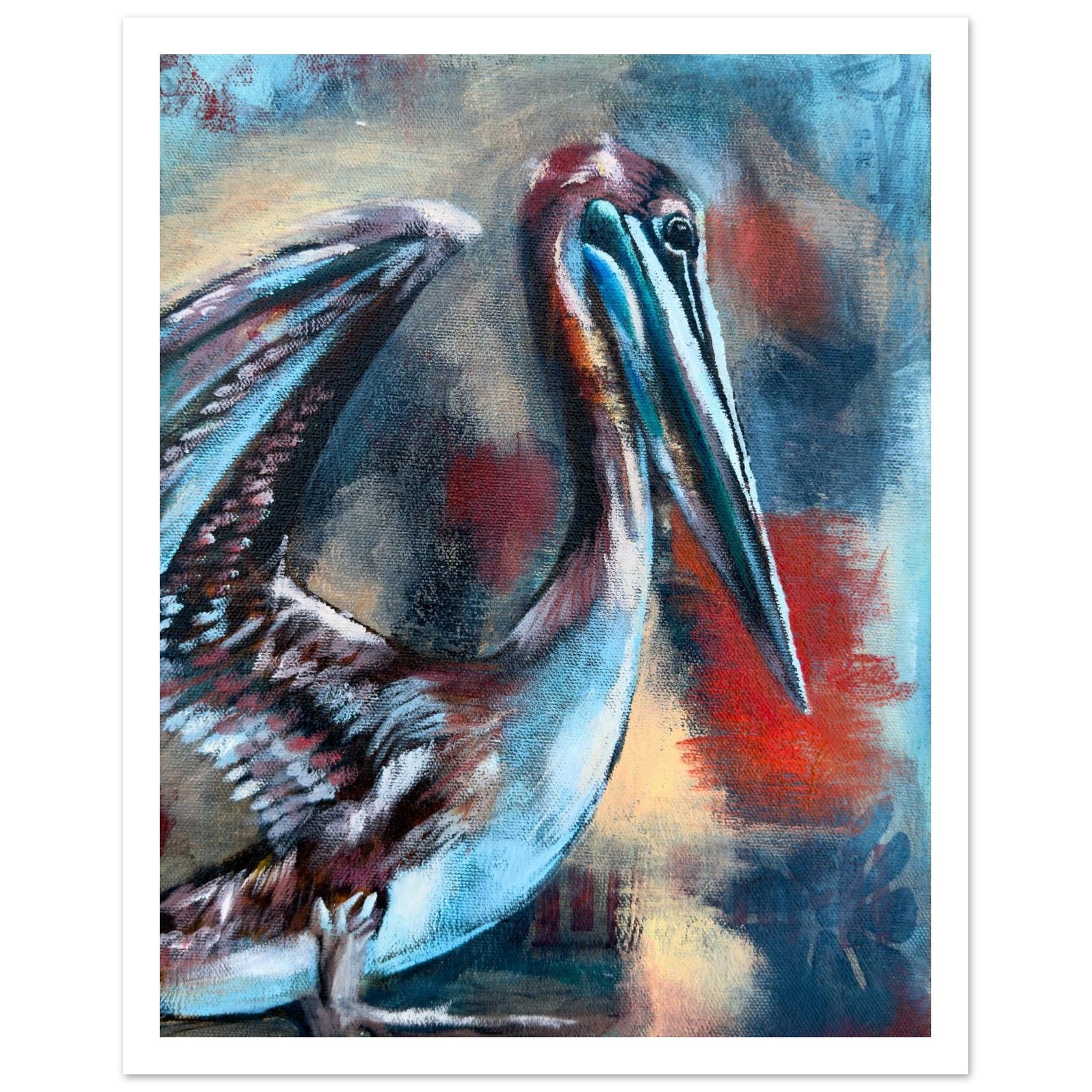 Linda McClure Art Print Material 20x25 cm / 8x10″ The Watcher Fine Art Print