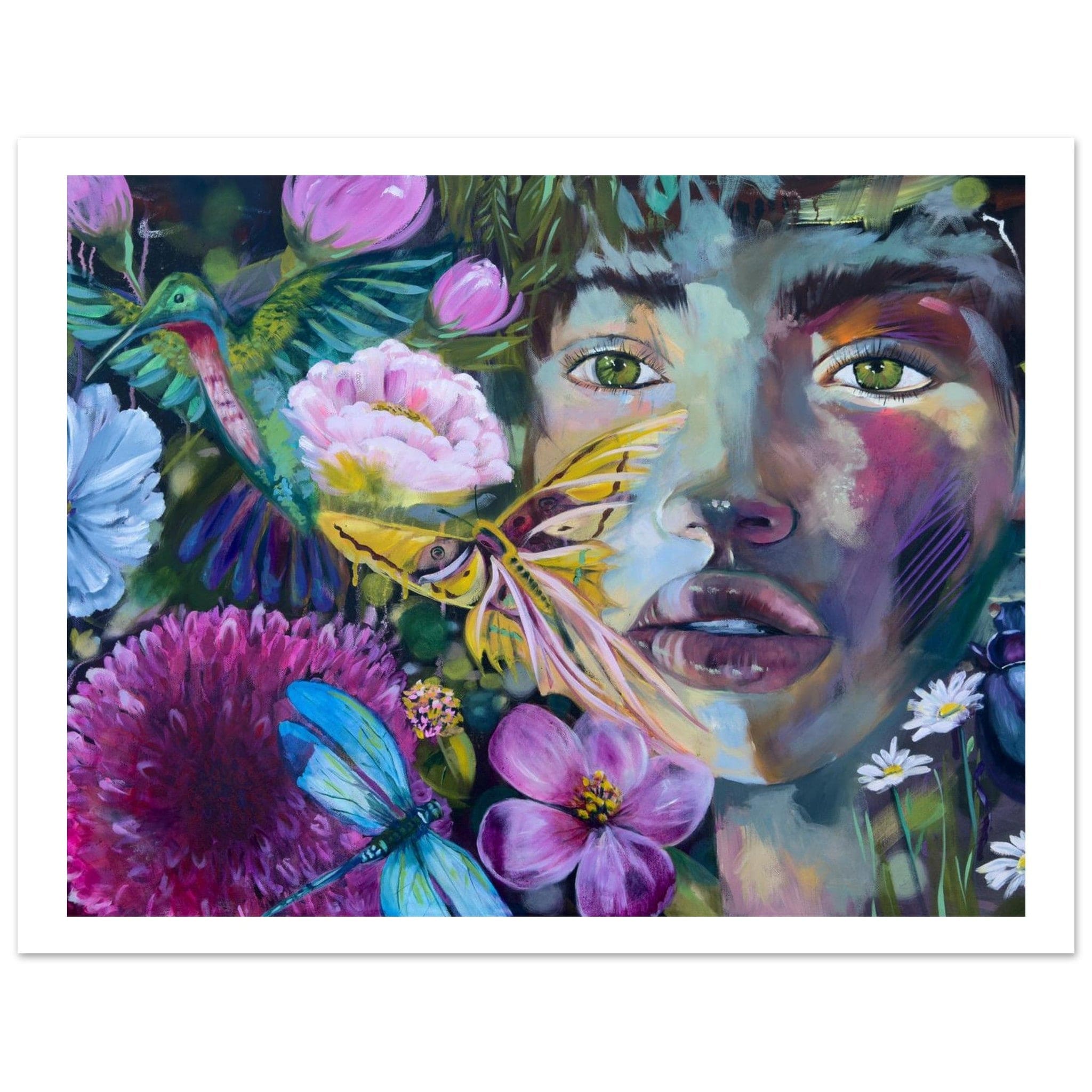 Linda McClure Art Print Material 27x35 cm / 11x14″ / Design Option 2 Echoes of an Untold Journey Print