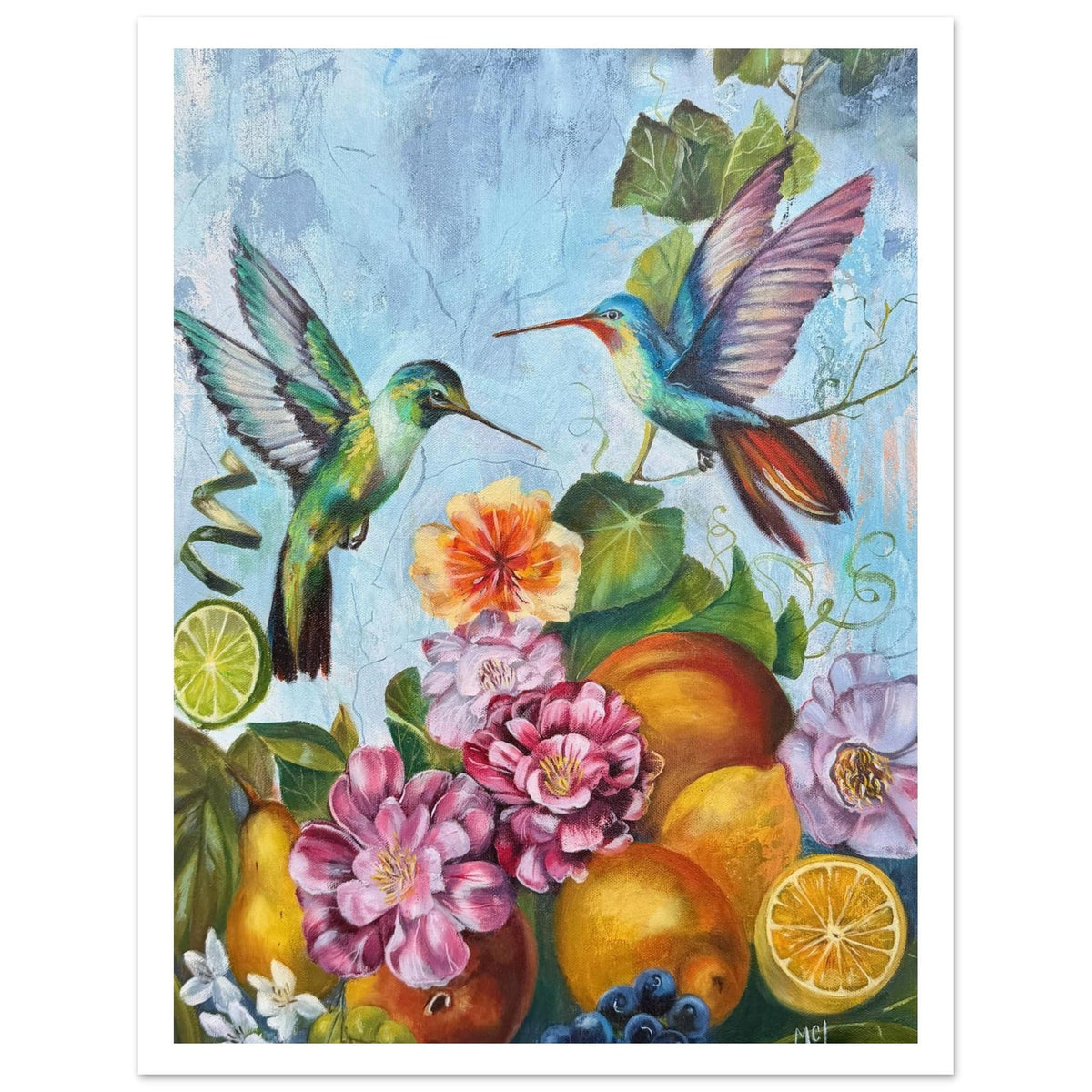 Linda McClure Art Print Material 27x35 cm / 11x14″ Fluttering in the Bright Morning Fine Art Print