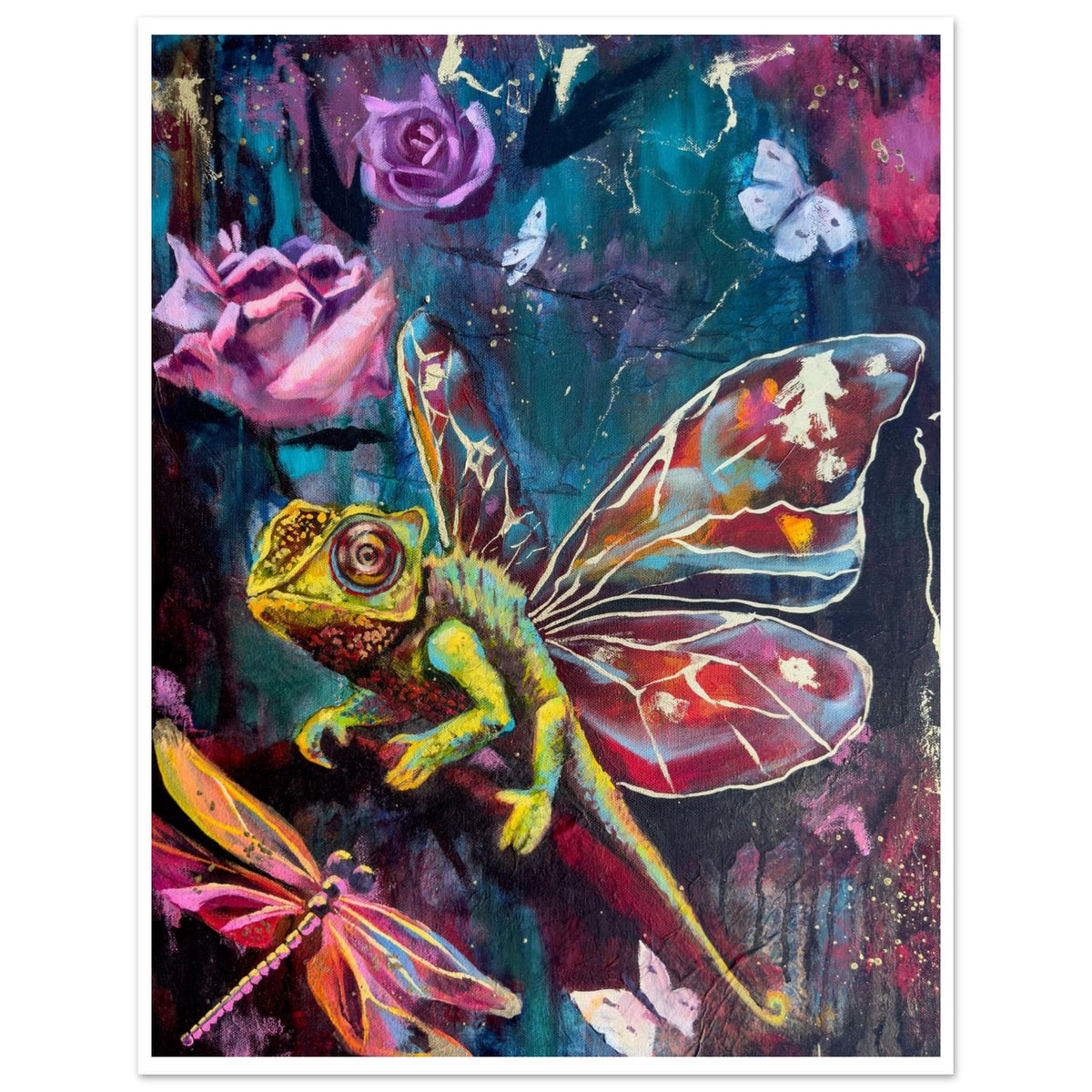 Linda McClure Art Print Material 27x35 cm / 11x14″ Keeper of the Shifting Realms Fine Art Print