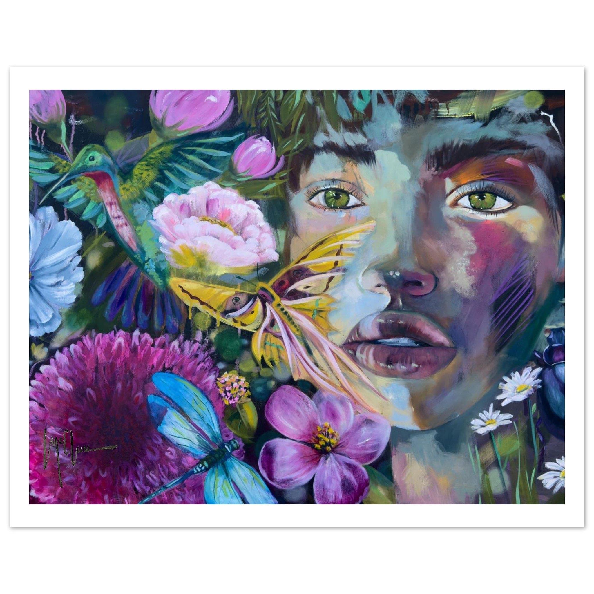 Linda McClure Art Print Material 40x50 cm / 16x20″ / Design Option 1 Echoes of an Untold Journey Print