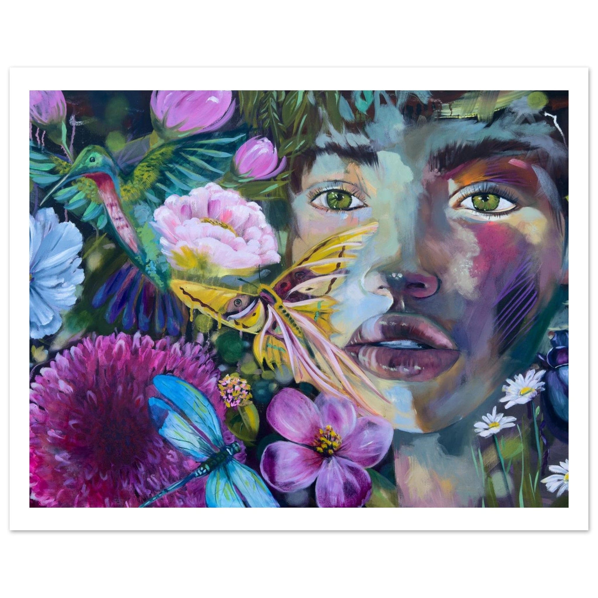 Linda McClure Art Print Material 40x50 cm / 16x20″ / Design Option 2 Echoes of an Untold Journey Print