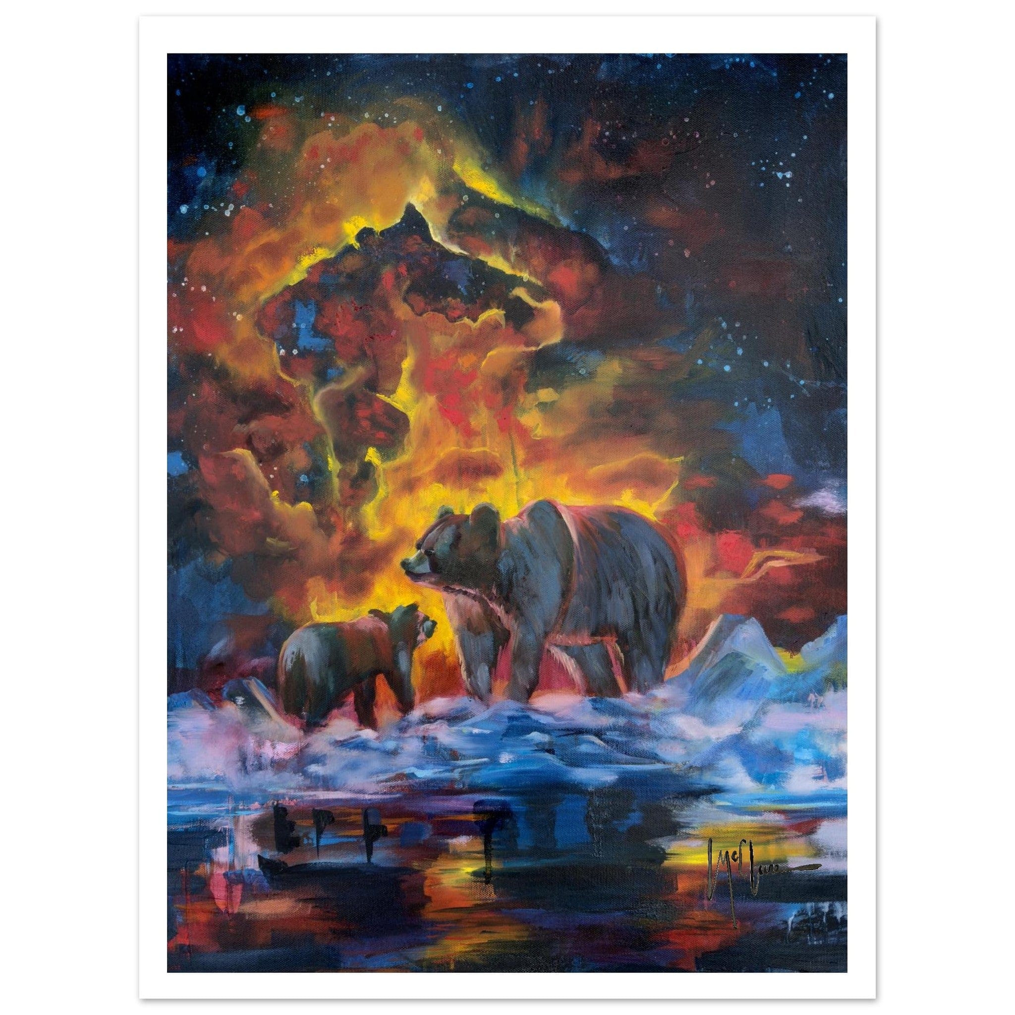 Linda McClure Art Print Material 45x60 cm / 18x24″ Bedtime Story Print