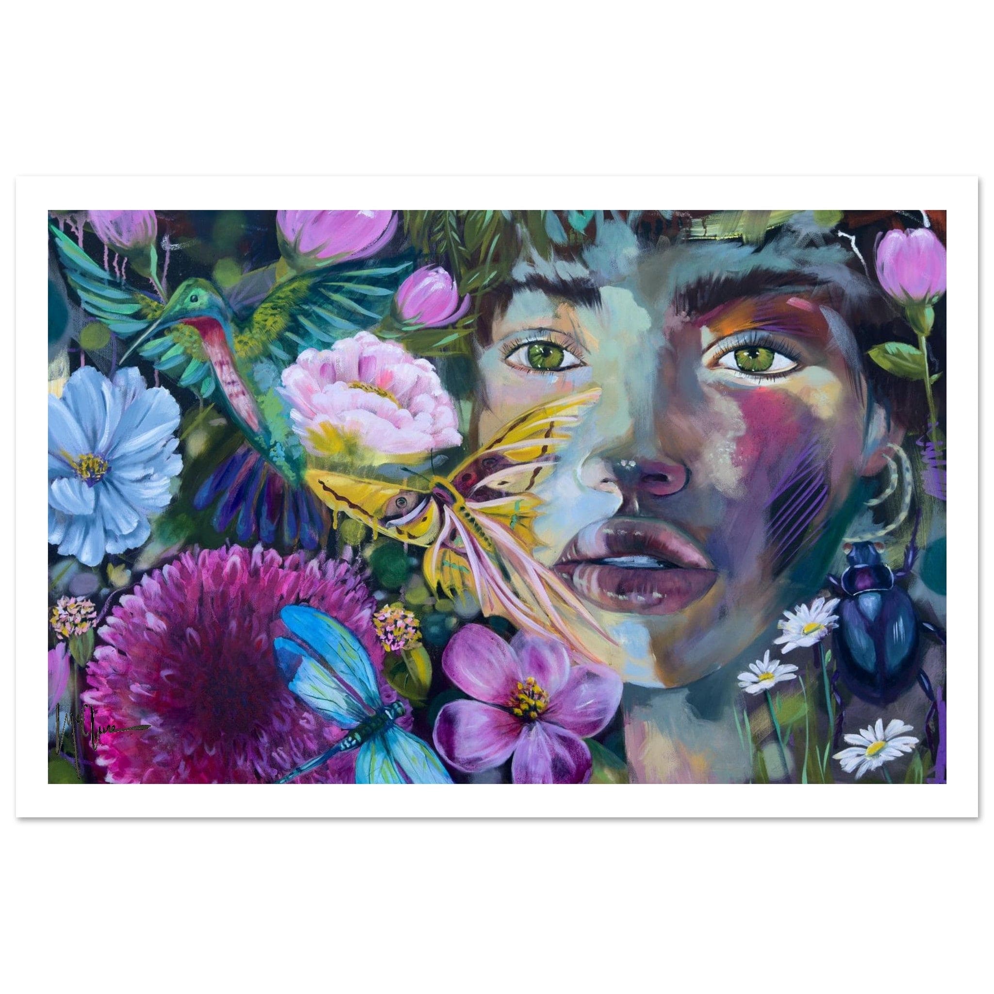 Linda McClure Art Print Material 60x90 cm / 24x36″ / Design Option 1 Echoes of an Untold Journey Print