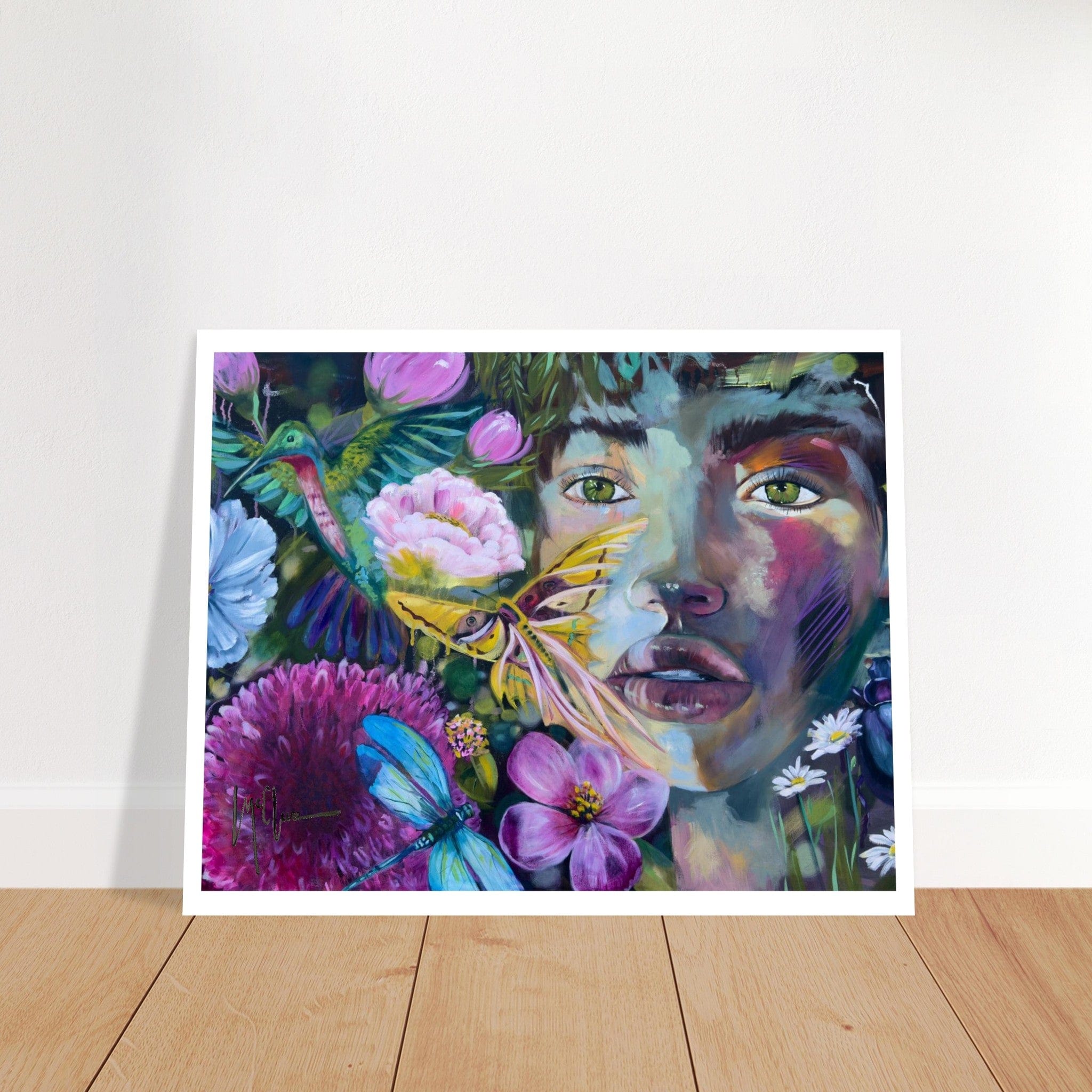 Linda McClure Art Print Material Echoes of an Untold Journey Print