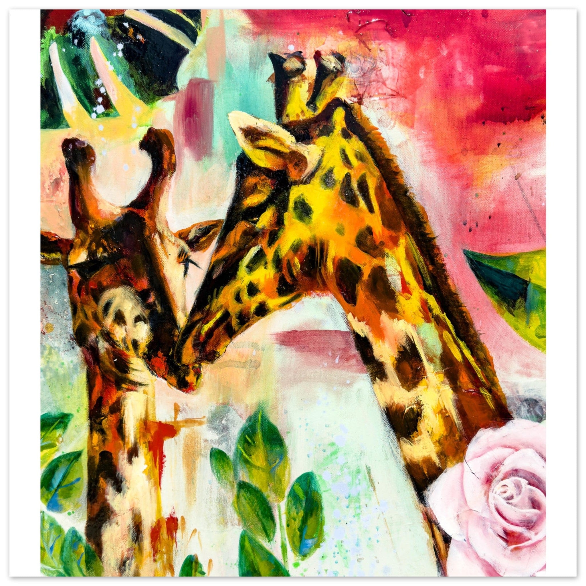 Linda McClure Art Print Material Horizontal / 50x50 cm / 20x20″ Tender Moments Print