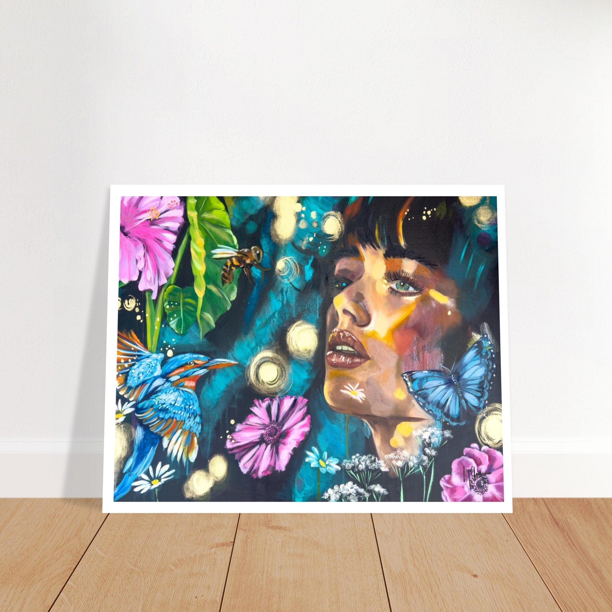 Linda McClure Art Print Material Whispers of the Wild Bloom Print