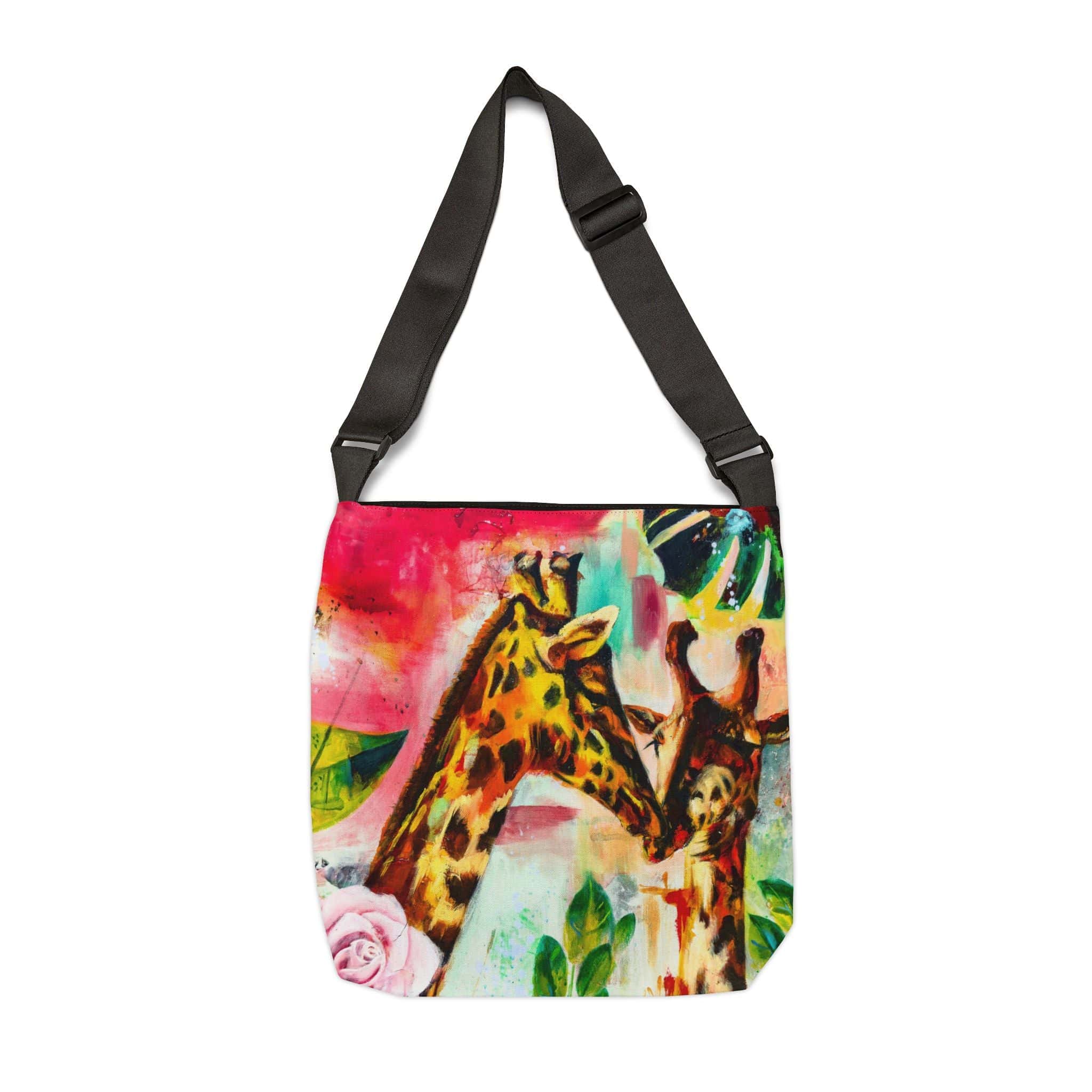 Printify Bags 16" × 16'' Tender Moments Adjustable Tote Bag (AOP)