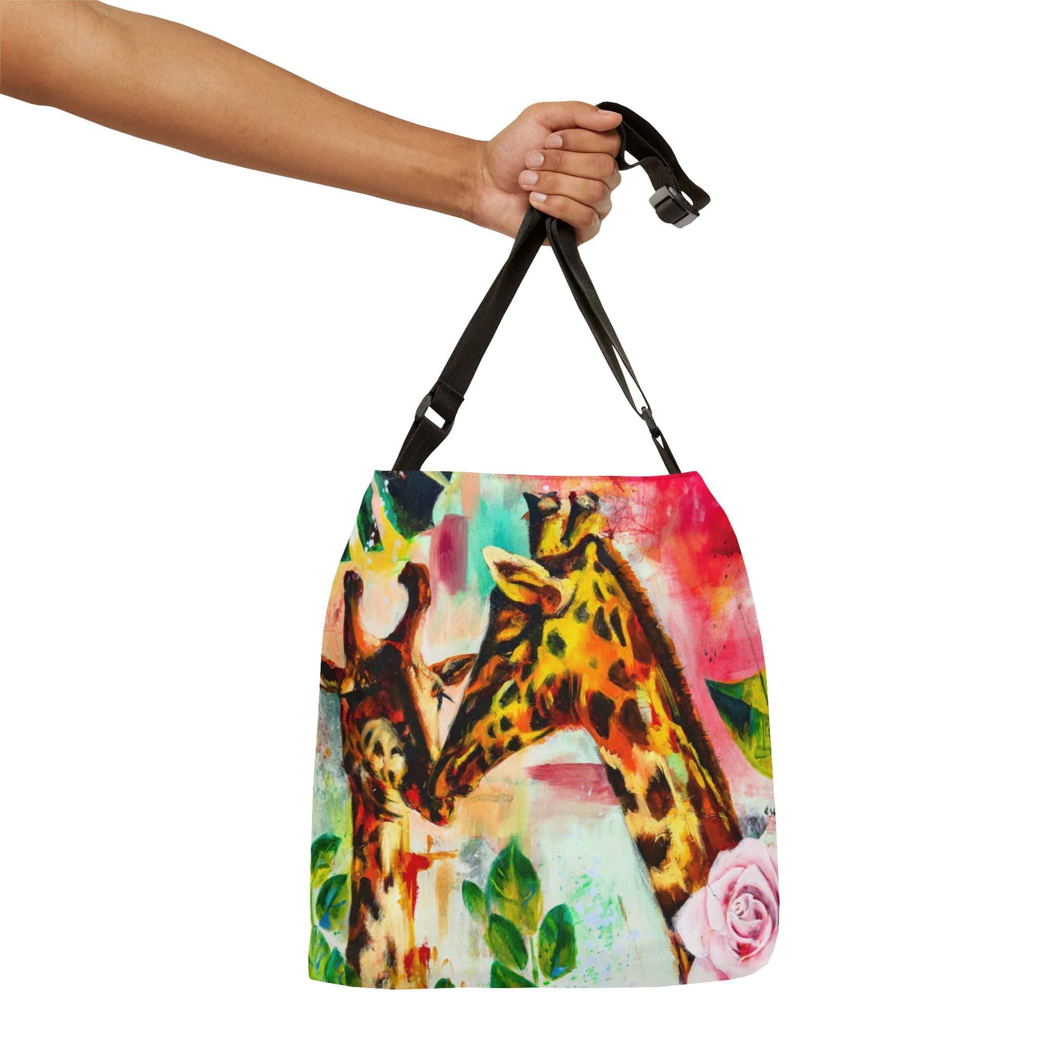 Printify Bags 16" × 16'' Tender Moments Adjustable Tote Bag (AOP)