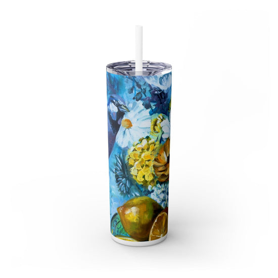 Printify Mug Glossy / White / 20oz Tumbler of Restless Abundance