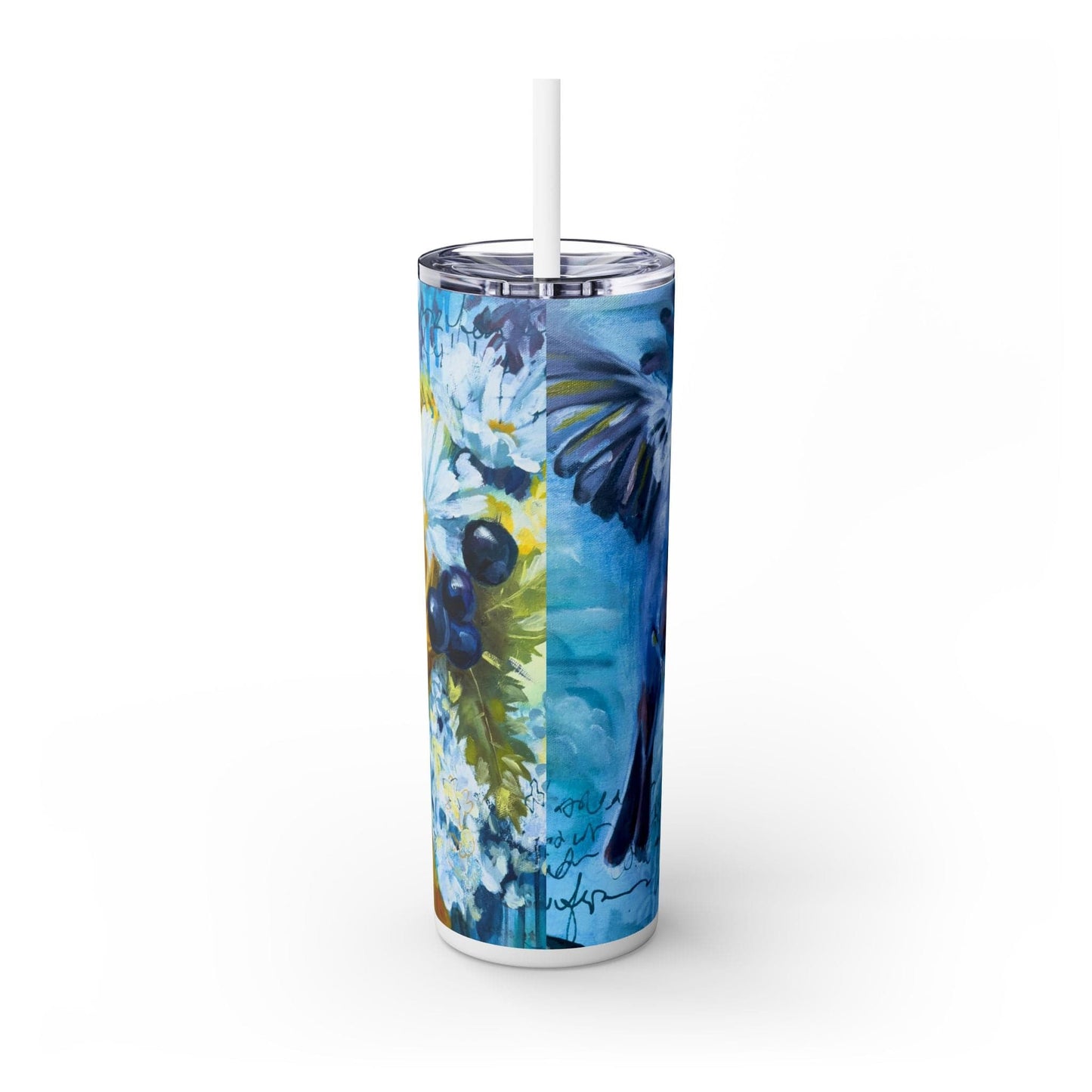 Printify Mug Glossy / White / 20oz Tumbler of Restless Abundance