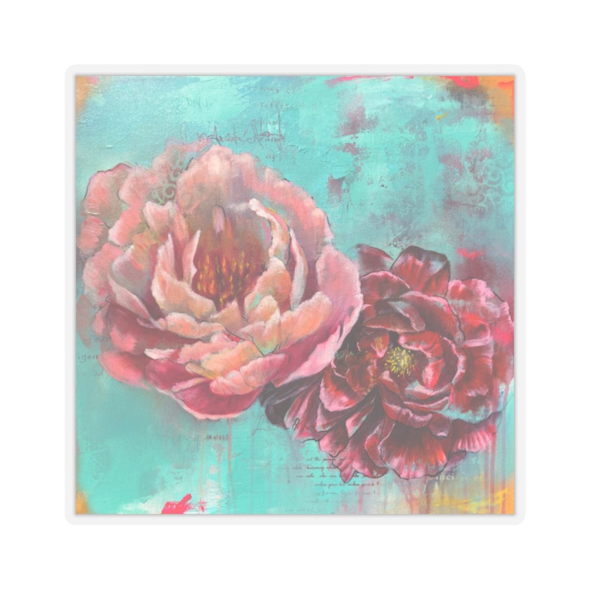 Printify Paper products 2" × 2" / Transparent Lazy Day Sticker, 3" x 3"