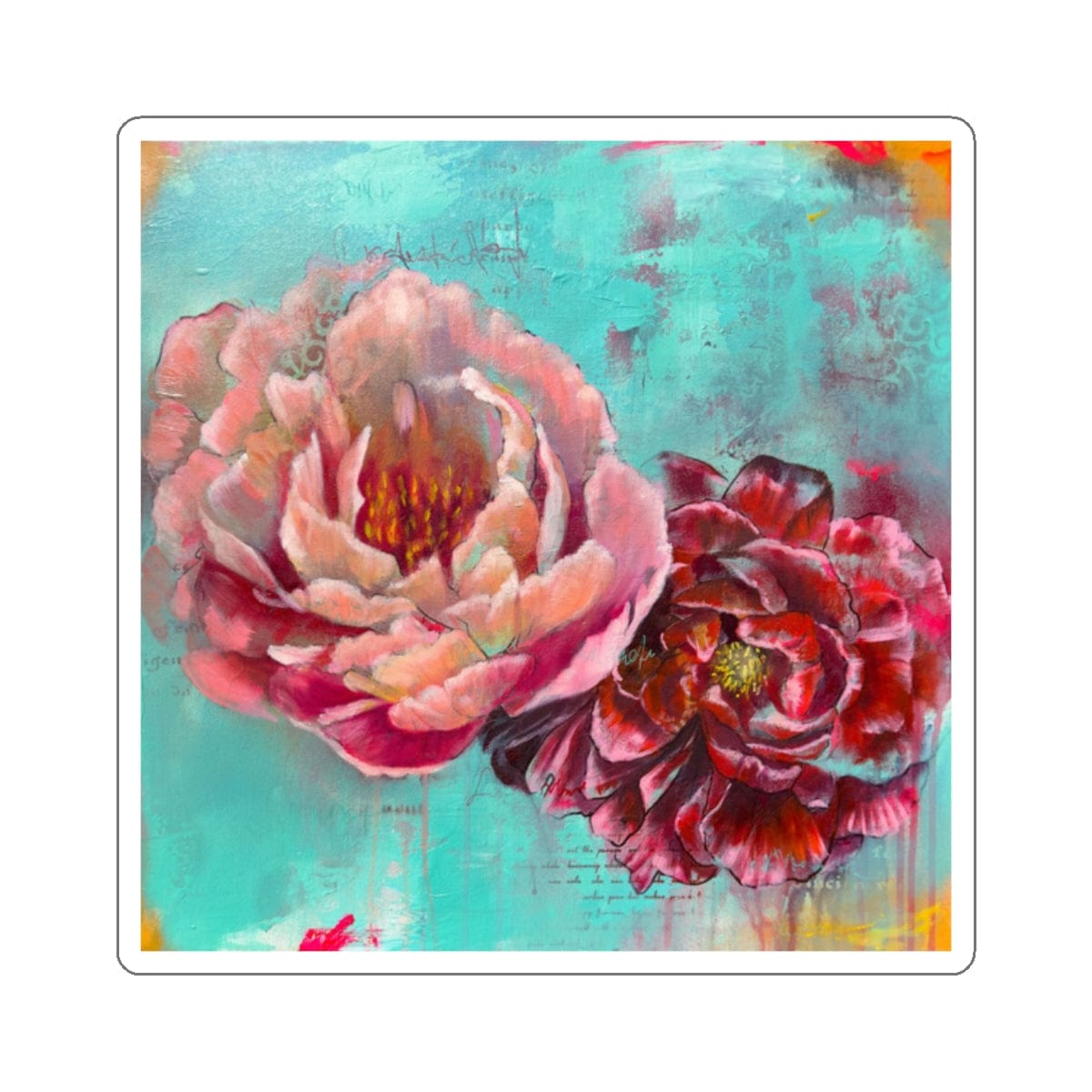 Printify Paper products 2" × 2" / White Lazy Day Sticker, 3" x 3"