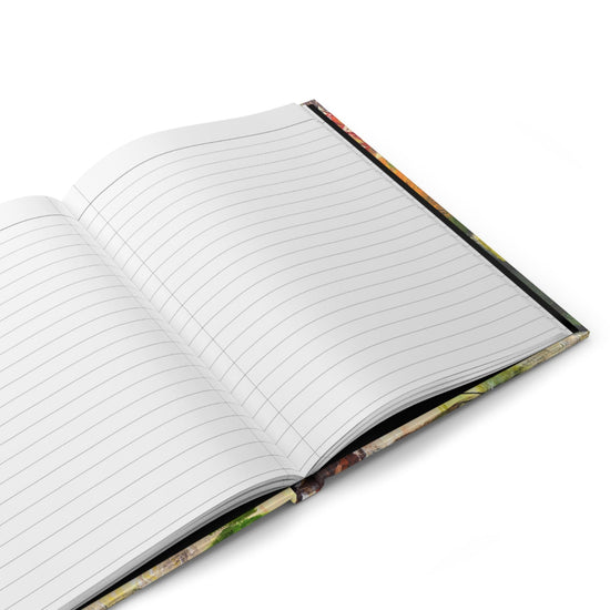 Printify Paper products Journal Afternoon Limes Hardcover Journal