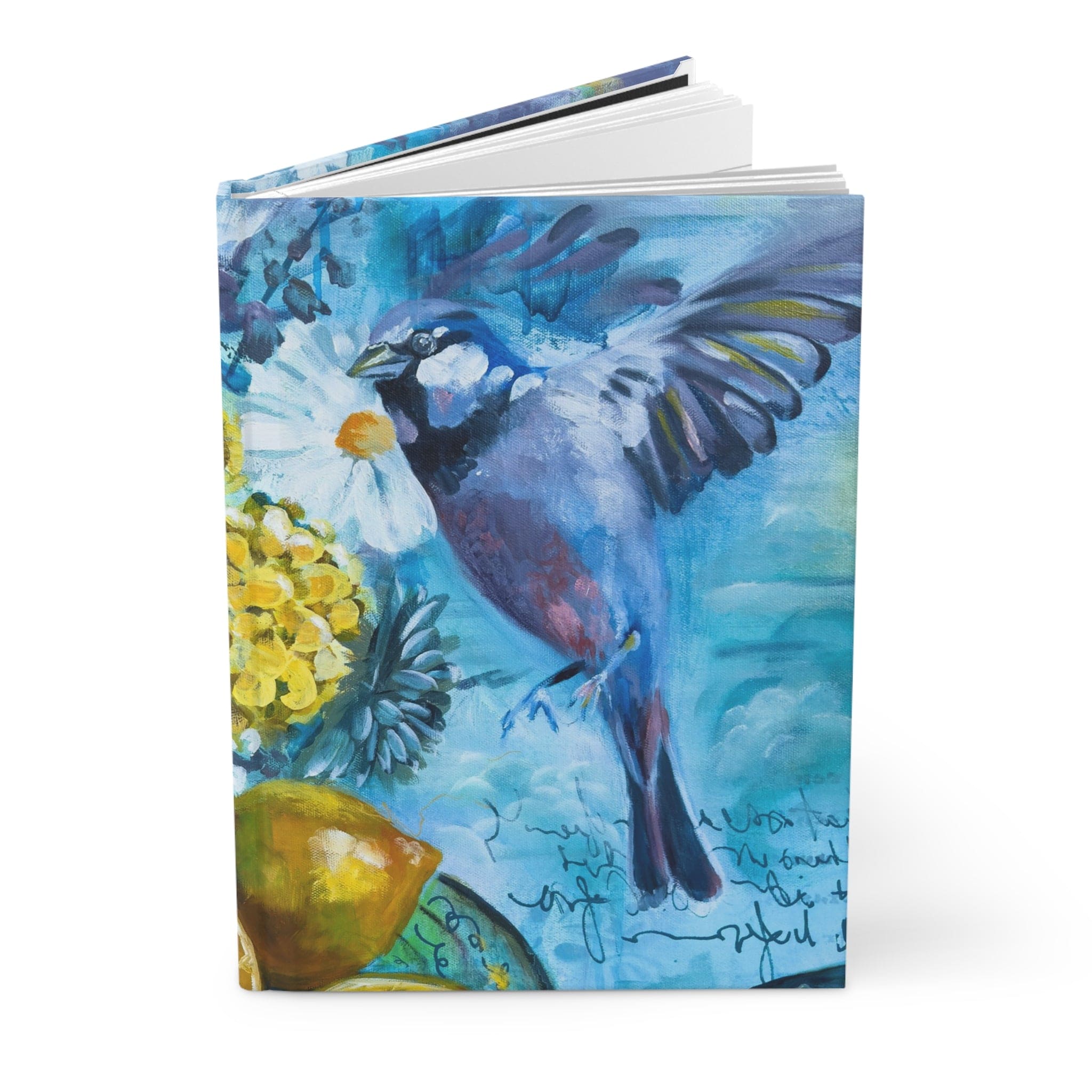 Printify Paper products Journal Hardcover Journal by Linda McClure