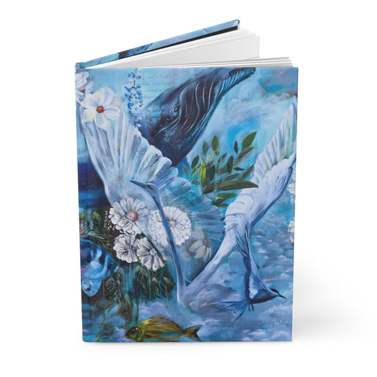 Printify Paper products Journal Hardcover Journal of Unimagined Abundance