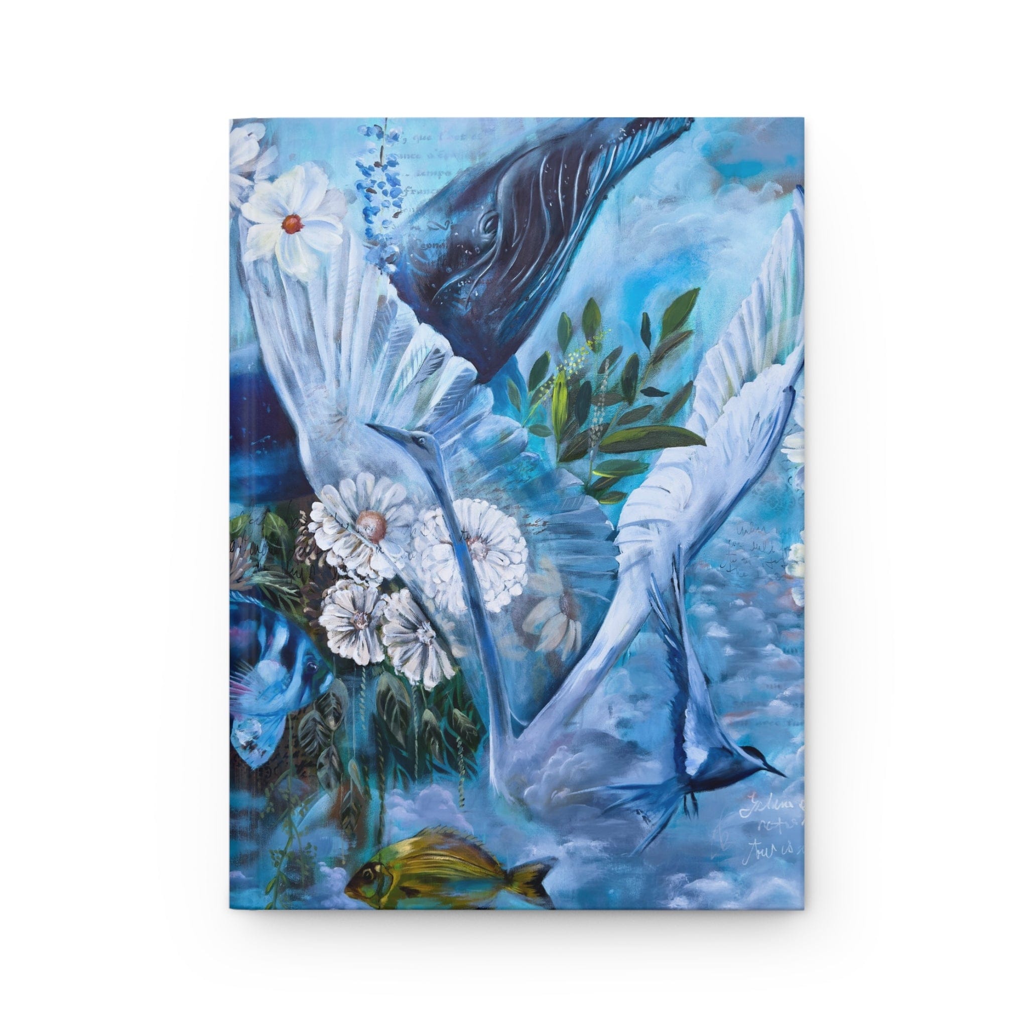 Printify Paper products Journal Hardcover Journal of Unimagined Abundance